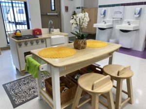 children's learning area - kitchen